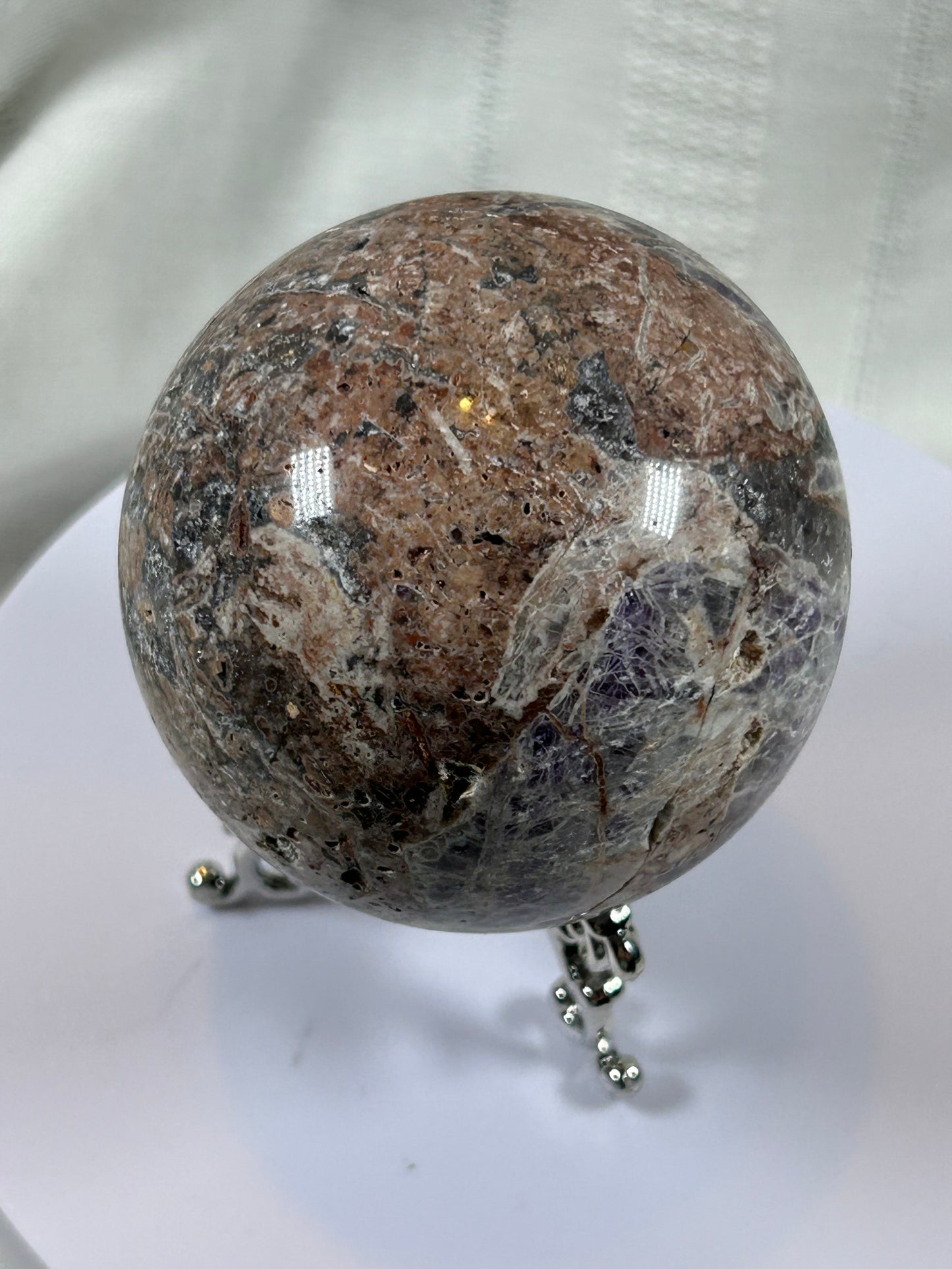 (#64) - DREAM AMETHYST SPHERE POLISHED - NEW