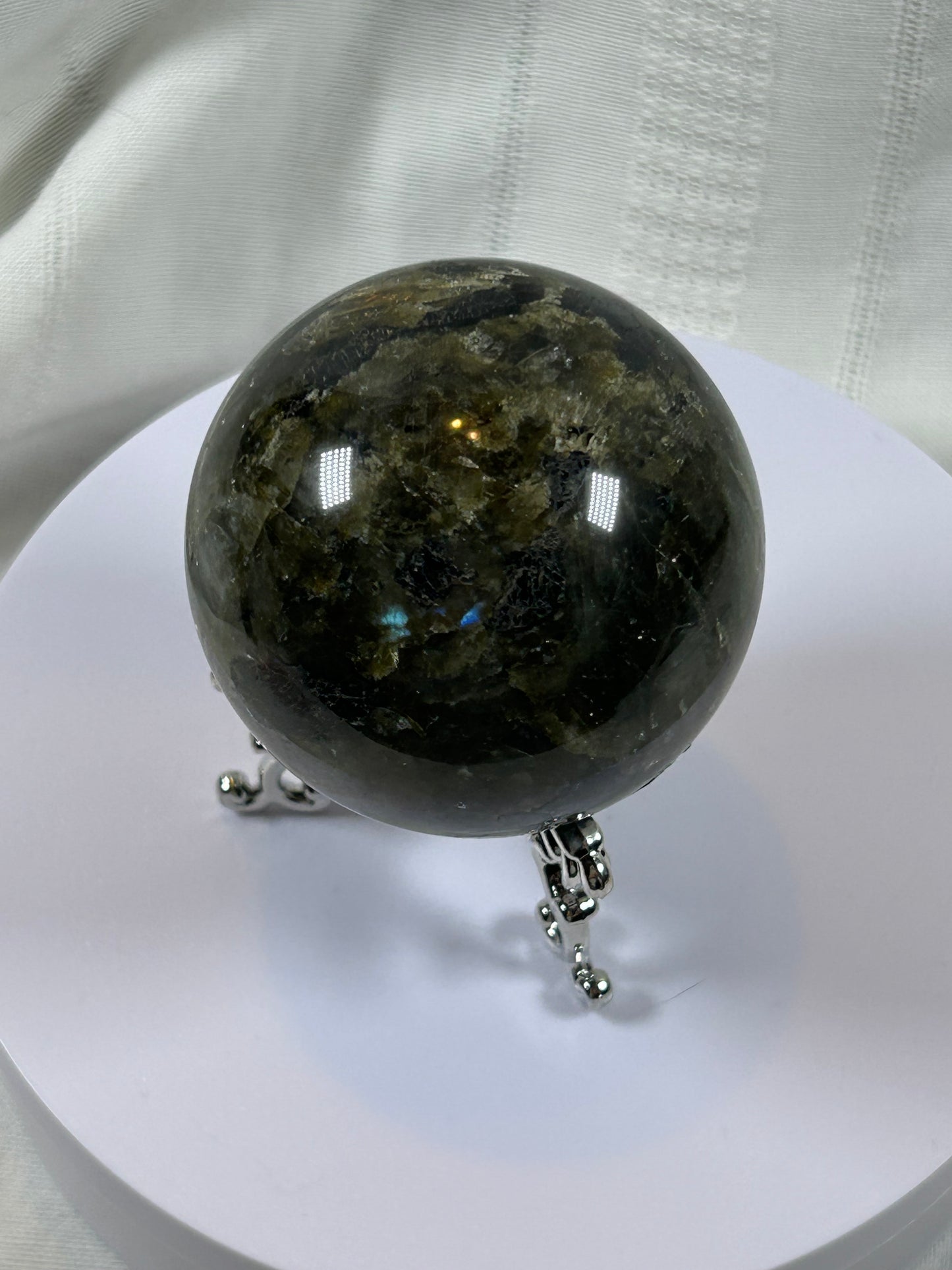 (#66) - LABRADORITE SPHERE POLISHED - NEW