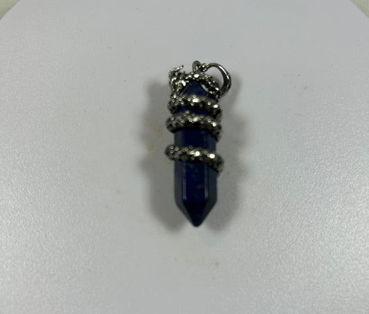 Lapiz Lazuli With Dragon Pendant - New