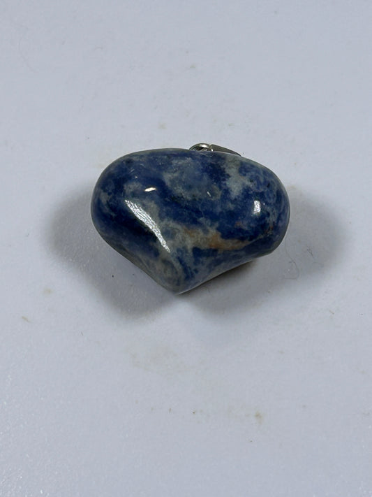 Sodalite Heart Pendant - New